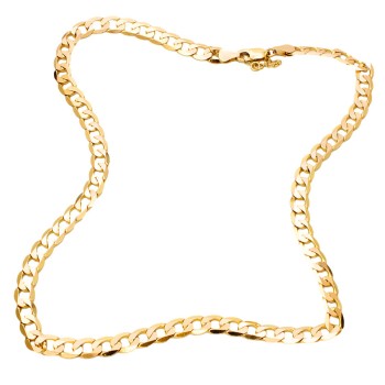 9ct gold 28.2g 20 inch curb Chain